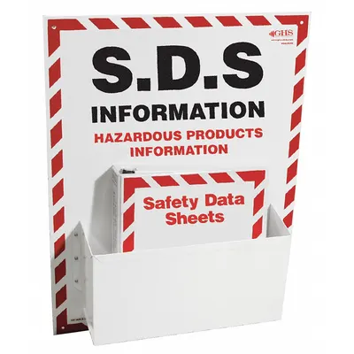 GHS SAFETY Information Center: Information Center, 24 in Overall Ht, 18 in Overall Wd