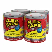Roof Repair Tapes, Tools & Supplies: 4 in W, 5 ft L, 39 mil Thick, Gray, Rubber (MPN TFSGRYR0405)