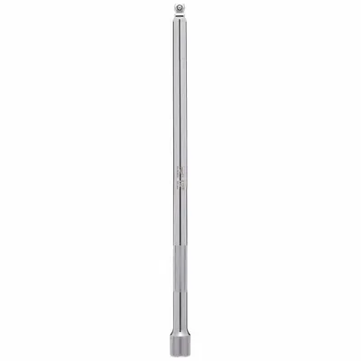 MILWAUKEE Socket Extension: 3/8 in Input Drive Size, 3/8 in Output Drive Size - Flex & Wobble Hand Socket Extensions
