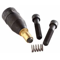Thread Adaption Assembly: Hex/Round, M12 Compatible Internal Thread Size, Steel (MPN AKPT12175CTA)