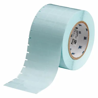 BRADY Pre-Cut Label Stock Roll: Tamper Indicating, 1/2 in x 1 in, 1/2 in - Brady VOID Footprint Tamper-Indicating Precut Label Rolls