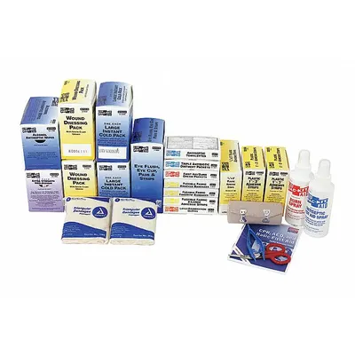FIRST AID ONLY Complete Refill or Kit: 446 Components, 75 People Served - Complete First Aid Kit Refills