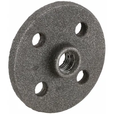 OEM APPROVED VENDOR 3 in Female NPT Threaded Malleable Iron Flat Flange, Class 150 - Structural Threaded Steel & Iron Pipe Flanges