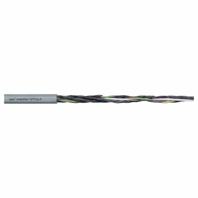 CHAINFLEX Control Cable: 18 AWG Conductor Size, 18 Conductors, Single, PUR Jacket - Control Cables