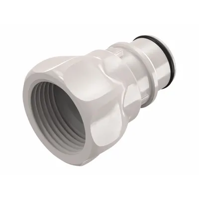 CPC Quick Connection Coupling: Straight, 3/4 in Pipe Size, Quick-Disconnect Coupler x BSPP - Polysulfone Quick-Disconnect Tube Fittings