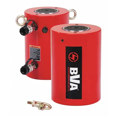 BVA HYDRAULICS Hydraulic Ram: Double Acting, 150 ton Nominal Capacity, 6 in Nominal Stroke Lg - General Purpose Rams