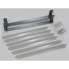 Steel louver in gray finish for directing airflow from hydronic unit heaters. Overall dimensions 13-1/8 in H x 16-1/4 in W x 2-1/16 in D. Suitable for use with hydronic wall and ceiling unit heaters to control heated air distribution.