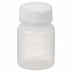 APPROVED VENDOR HDPE Lab Jar, 2.5 fl oz, Round, Translucent