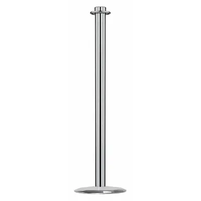 LAWRENCE METAL Flat-Top Rope Barrier Receiver Post - Flat-Top Rope Barrier Receiver Posts