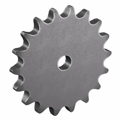 TRITAN Roller Chain Sprocket: No Hub, For Single Strands, 120, 18 Teeth, 8.639 in Pitch Dia - Size 120 Plain-Bore Roller Chain Sprockets