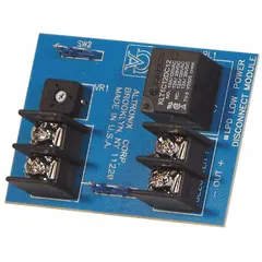 The ALTRONIX LPD is a low power disconnect module constructed from phenolic/fiberglass material. It operates on 12/24V DC input voltage and provides a disconnect function for low-power DC systems. Typical applications include security, access control, and industrial systems requiring power isolation.