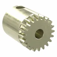 Spur Gear: Module m 0.5, 20 Teeth, 3 mm Bore Dia, Brass, 20° Pressure Angle, Finished Bore (MPN BSS0.5-20A)