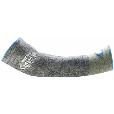 HEXARMOR Knit Sleeve: Cut Level A6, With Thumbhole, 18 in Lg, L, Aramid, 13 ga Thick - Heavy-Duty Cut-Resistant Sleeves
