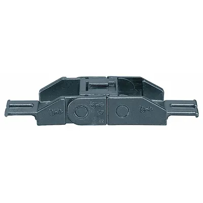 IGUS Mounting Bracket Set: Zipper, 1 Channels, 0.41 in Cavity Ht, 0.63 in Cavity Wd - Mounting Brackets for Standard Cable Carriers