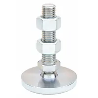 S & W Male-End Leveling Mount: Swiveling Stud, 3/8"-16 Thread Size, 2 in, 2,000 lb Capacity (MPN LP1-A3)