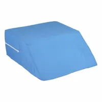 DMI Bed Wedge: Blue, 24 in Overall Lg, 20 in Overall Wd, 8 in Overall Ht, Cotton/Polyester, Foam (MPN 555-8071-0123)