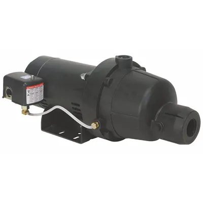 Dayton Shallow Well Jet Pump: 1/3 hp HP, Single Phase, 115/230V AC, Ejector Included - Shallow-Well Jet Pumps