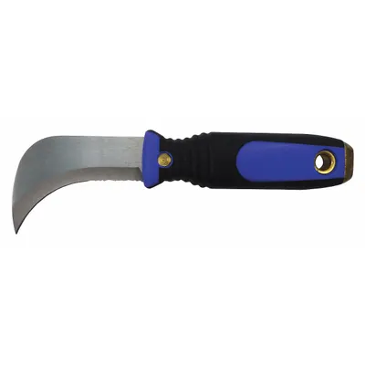 WESTWARD Linoleum Knife: Straight, 1 in Blade Projection Lg, 8 in Overall Lg, Steel - Flooring Knives