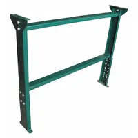 APPROVED VENDOR Conveyor Support Stand: For 39 in Between Frame Wd, 25 3/4 in Min. Ht, Steel