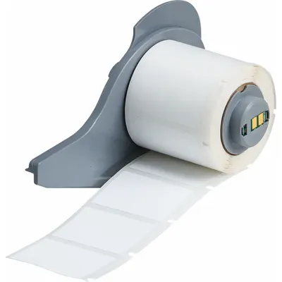 BRADY Pre-Cut Label Stock Roll: Tamper Indicating, 1 in x 1 1/2 in, 1 1/2 in x 1 in - Brady Destructible Tamper-Indicating Precut Label Rolls