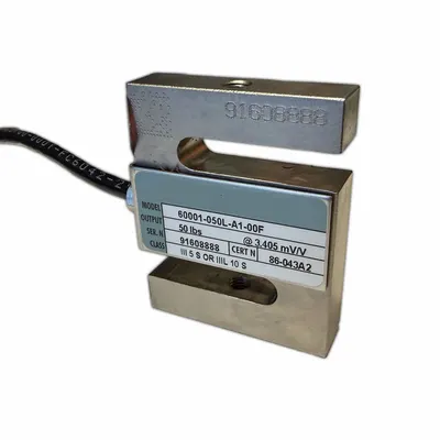 B-TEK Load Cell: 2,000 lbf Load Cell Capacity, Tension, 20 ft Cable Lg - S Beam Load Cells
