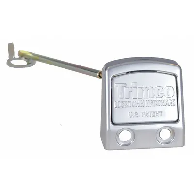 TRIMCO Emergency Door Release: 2 5/16 in Ht, 1 1/2 in Dp, 2 3/4 in Wd, ADA Compliant - Push-to-Exit Buttons