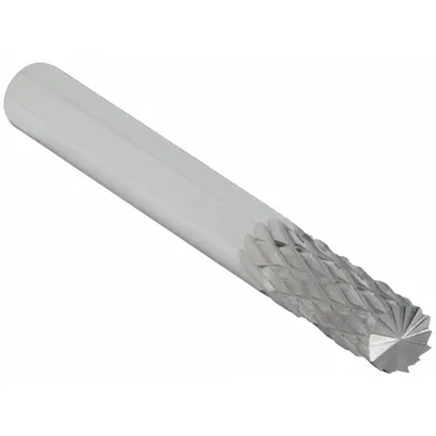 OSG Solid Router Bit: Diamond Cut, End Mill, 5/16" Cut Dia, 13/16" LOC (MPN 415-3125) - Diamond-Pattern Router Bits for Steel & Hardened Steel