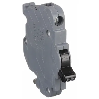 FEDERAL PACIFIC UBIF020N Miniature Circuit Breaker, 20A, 1-Pole, 120V AC, 10kA - Federal Pacific Miniature Circuit Breakers