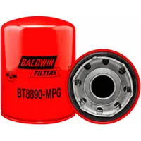 Spin-on hydraulic filter with cellulose media for removing contaminants from hydraulic fluid. Features a 1-1/2"-16 thread size and includes an integral gasket. Compatible with John Deere vehicles. Suitable for use in hydraulic systems on agricultural and industrial equipment