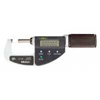 MITUTOYO Digital Outside Micrometer: 0 in to 1 1/5 in /25.4 mm to 50.8 mm, Inch/Metric, IP65 (MPN 293-676-22)