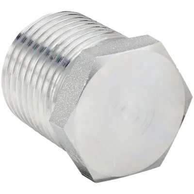 PARKER Plug: Plug, Steel, 3/8 in, BSPT Threaded - Hydraulic Threaded Extreme-Pressure Pipe Fittings
