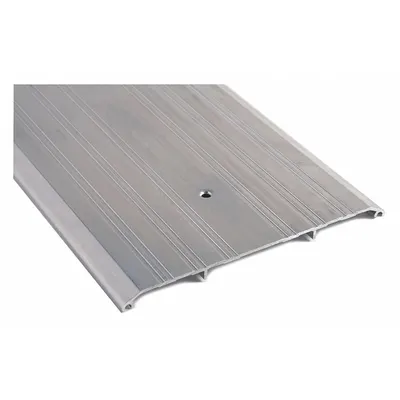 NATIONAL GUARD 429E-36 Aluminum Saddle Threshold, 3 ft, Fluted - Saddle Thresholds