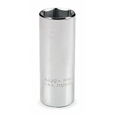 PROTO Socket: SAE, 3/4 in Drive Size, 1 5/8 in Socket Size, 6-Point, Deep, Satin - 3/4" Drive Hand Sockets