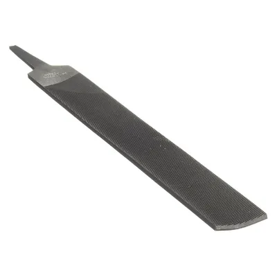 WESTWARD spot welder: Double-Cut, Safe Edge Cut, Bastard Cut, 10 in Lg without Tang - Double-Cut Half-Round Files