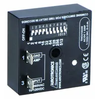 AIROTRONICS Single Function Encapsulated Timing Relay: Panel Door Relay Mounting, 1 sec – 1,023 sec (MPN THCU1023E)