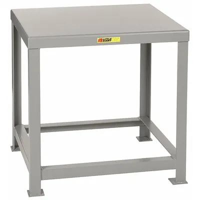 LITTLE GIANT Work Table: Fixed Ht, Steel, 36 in x 30 in, 10,000 lb Overall Load Capacity - Steel-Top Worktables