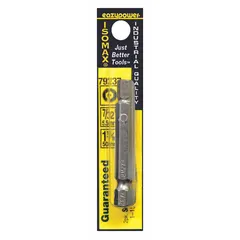 Hex Security Bit, #2 Imperial, Security Hex Head, 2-Pack