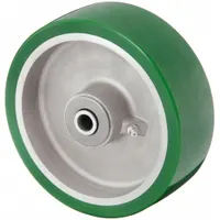 APPROVED VENDOR Caster Wheel: 8 in Wheel Dia., 2 in Wheel Wd, Polyurethane, 1,500 lb Load Rating