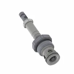 This Parker solenoid cartridge valve is a screw-in, two-position, normally closed, two-way poppet valve with a steel body and polyurethane seal. It has an overall length of 2.62 inches and fits a C16-2 cavity. Typical applications include on/off fluid control in hydraulic systems for industrial machinery and mobile equipment.