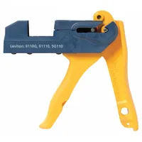 FLUKE NETWORKS Termination Tool: Terminate Category Cable to Leviton 110 Cat 6 Jacks, Terminate/Cut (MPN JR-LEV-2)
