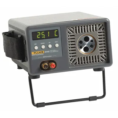 FLUKE Drywall Temperature Calibrator: 95°F to 662°F /35°C to 350°C - Single-Block Drywell Calibrators with Adjustable Setpoints