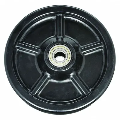 Dayton Polyolefin Wheel: 10 in Overall Ht, 500 lb Load Capacity, 10 in H x 2 in W - Hand Truck Wheels, Bearings, Brakes & Axles