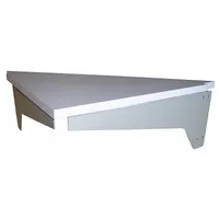 PRO-LINE Workstation Corner Unit: 30 in Overall Wd, 30 in Overall Dp, Gray, Gray (MPN DNCCUP)