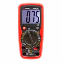 TRIPLETT Digital Multimeter: Avg, CAT III 600V, 600 V Max AC Volt Measurement (MPN 9007A)