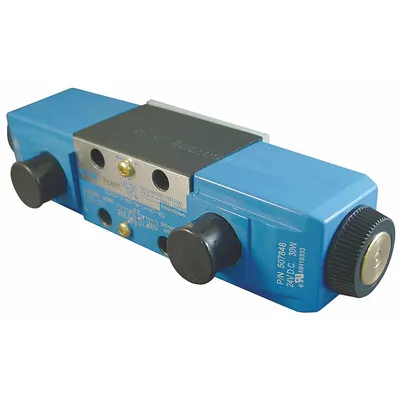 VICKERS Hydraulic Directional Valve: 16 gpm Max Flow Rate, D03 NFPA Size, Two Positions - High-Pressure Solenoid-Operated Directional Control Valves