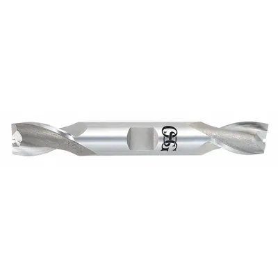 OSG Square End Mill: Cobalt, Double End, 2 Flute, 20 mm Mill Dia, 39.68 mm LOC - Double-End Cobalt Square End Mills