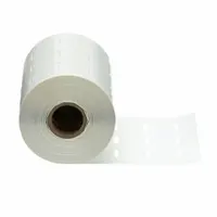Wraparound Label: 3/4 in x 1/2 in, 4 in, Self-Extinguishing Vinyl, White (Matte) (MPN S050X075VA1Y)