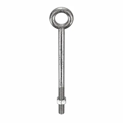 KEN FORGING Machinery Eye Bolt: Without Shoulder, 18-8, Stainless Steel, Plain, 4 in Thread Lg - Machinery Eye Bolts without Shoulder