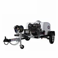 SIMPSON Gas-Powered Pressure Washer: Trailer Pressure Washer, Cold, Cart, Heavy Duty, Direct, CRX (MPN TRSB4240162E)