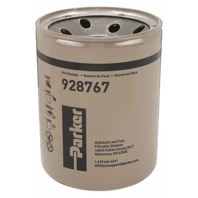 Parker Hydraulic Filter Element: 50 gpm Max. Flow, 150 psi Max. Pressure, Fiberglass - Replacement Canisters for Return Line Hydraulic Filters